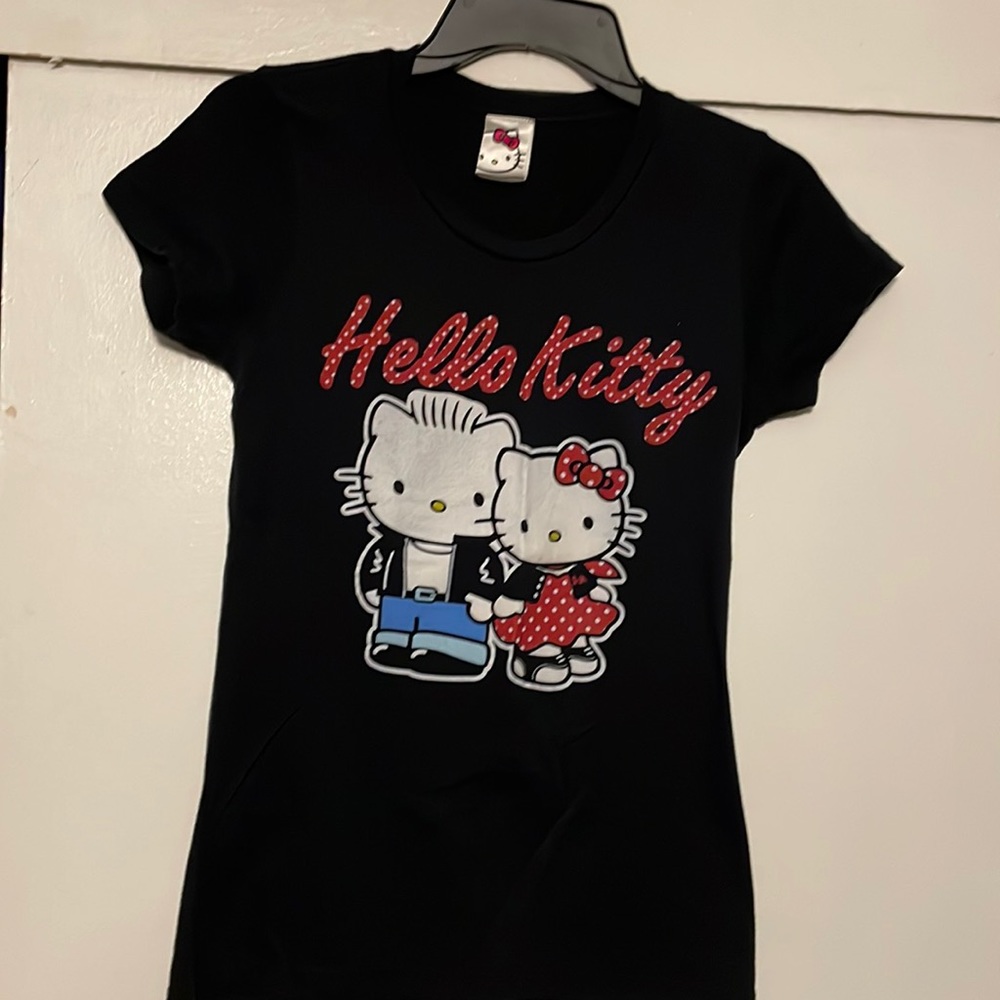 Rockabilly hello kitty shirt